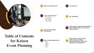 Kaizen Event Planning Training Ppt Researched Designed