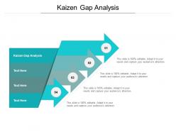 Kaizen gap analysis ppt powerpoint presentation portfolio slides cpb