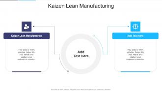 Kaizen Lean Manufacturing In Powerpoint And Google Slides Cpb