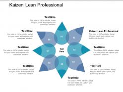 Kaizen lean professional ppt powerpoint presentation styles layout cpb