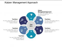 Kaizen management approach ppt powerpoint presentation summary objects cpb