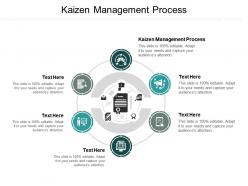 Kaizen management process ppt powerpoint presentation icon outline cpb