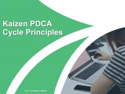 Kaizen pdca cycle principles powerpoint presentation slides