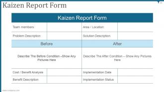 Kaizen pdca cycle process powerpoint presentation slides