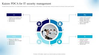 Kaizen PDCA For IT Security Management