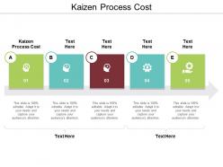 Kaizen process cost ppt powerpoint presentation model graphics download cpb