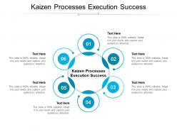 Kaizen processes execution success ppt powerpoint presentation styles format ideas cpb