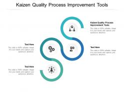Kaizen quality process improvement tools ppt powerpoint presentation summary display cpb