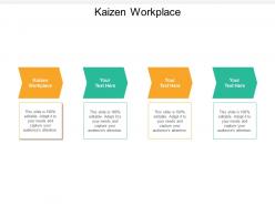Kaizen workplace ppt powerpoint presentation outline grid cpb