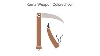Kama Weapon Colored Icon In Powerpoint Pptx Png And Editable Eps Format