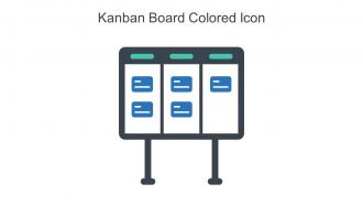Kanban Board Colored Icon In Powerpoint Pptx Png And Editable Eps Format