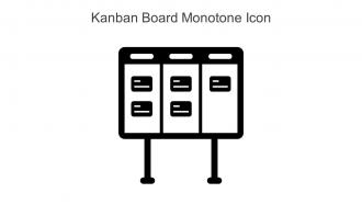 Kanban Board Monotone Icon In Powerpoint Pptx Png And Editable Eps Format