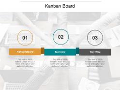Kanban board ppt powerpoint presentation infographics picture cpb