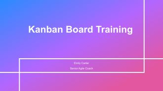 Kanban Board Training PPT Presentation VA