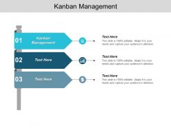 Kanban management ppt powerpoint presentation file information cpb