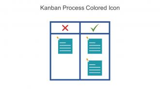 Kanban Process Colored Icon In Powerpoint Pptx Png And Editable Eps Format