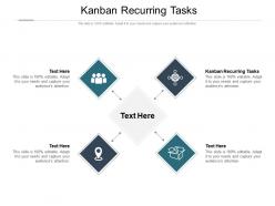 Kanban recurring tasks ppt powerpoint presentation portfolio background cpb
