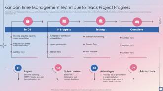 Kanban Time Management Technique To Track Project Progress Project Time Administration