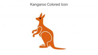 Kangaroo Colored Icon In Powerpoint Pptx Png And Editable Eps Format