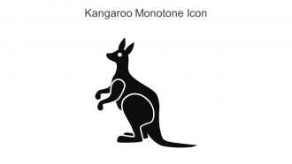 Kangaroo Monotone Icon In Powerpoint Pptx Png And Editable Eps Format