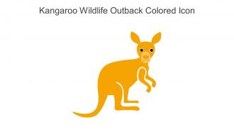 Kangaroo Wildlife Outback Colored Icon In Powerpoint Pptx Png And Editable Eps Format