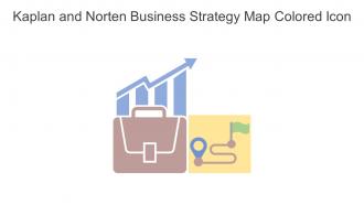 Kaplan And Norten Business Strategy Map Colored Icon In Powerpoint Pptx Png And Editable Eps Format
