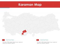 Karaman map powerpoint presentation ppt template
