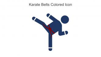 Karate Belts Colored Icon In Powerpoint Pptx Png And Editable Eps Format