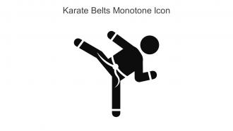 Karate Belts Monotone Icon In Powerpoint Pptx Png And Editable Eps Format