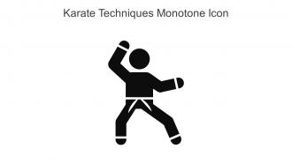 Karate Techniques Monotone Icon In Powerpoint Pptx Png And Editable Eps Format
