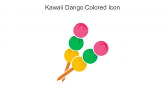 Kawaii Dango Colored Icon In Powerpoint Pptx Png And Editable Eps Format