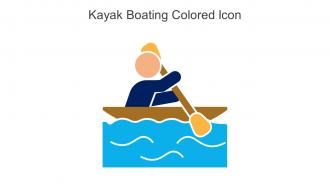 Kayak Boating Colored Icon In Powerpoint Pptx Png And Editable Eps Format