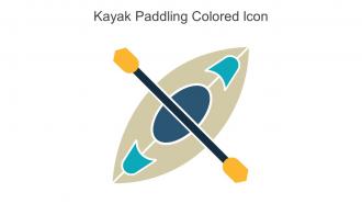 Kayak Paddling Colored Icon In Powerpoint Pptx Png And Editable Eps Format