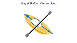 Kayak Rafting Colored Icon In Powerpoint Pptx Png And Editable Eps Format
