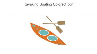 Kayaking Boating Colored Icon In Powerpoint Pptx Png And Editable Eps Format