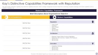 Kays Distinctive Capabilities Framework PowerPoint PPT Template Bundles ...