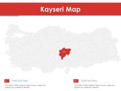 Kayseri map powerpoint presentation ppt template