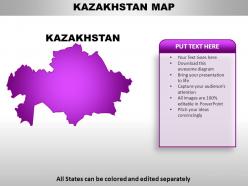 Kazakhstan country powerpoint maps