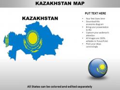 Kazakhstan country powerpoint maps