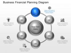 Kb business financial planning diagram powerpoint template