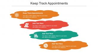 Keep Track Appointments Ppt Powerpoint Presentation Gallery Brochure Cpb