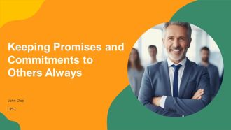 Keeping Promises And Commitments To Others Always PPT Presentation AT