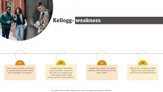 Kellogg Weakness Rte Food Industry Report Part 1 Ppt Show Example Introduction