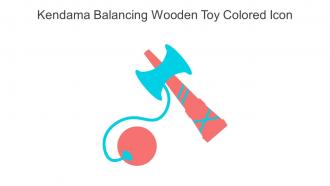 Kendama Balancing Wooden Toy Colored Icon In Powerpoint Pptx Png And Editable Eps Format