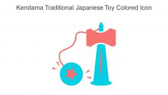 Kendama Traditional Japanese Toy Colored Icon In Powerpoint Pptx Png And Editable Eps Format