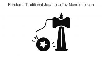 Kendama Traditional Japanese Toy Monotone Icon In Powerpoint Pptx Png And Editable Eps Format