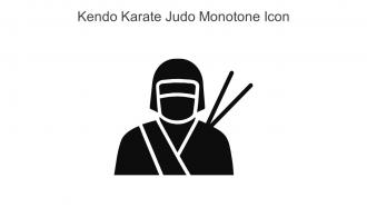 Kendo Karate Judo Monotone Icon In Powerpoint Pptx Png And Editable Eps Format