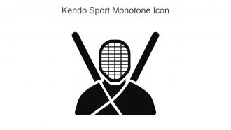 Kendo Sport Monotone Icon In Powerpoint Pptx Png And Editable Eps Format