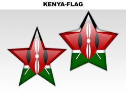 Kenya country powerpoint flags