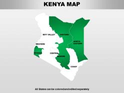 Kenya powerpoint maps